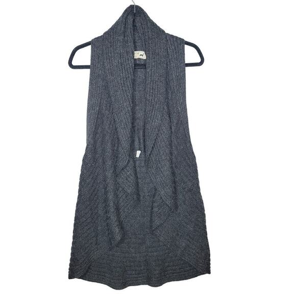 Peruvian Link Alpaca Collection Sweater Vest Women's Ribbed Waterfall Long O/S - Picture 1 of 8